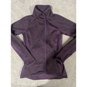 The North Face Women's Purple Full Zip Jacket Pockets Size XS